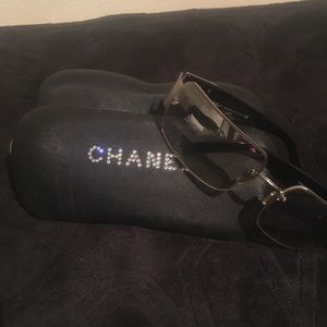 Chanel Sunglasses Case w/ Swarovski Crystals